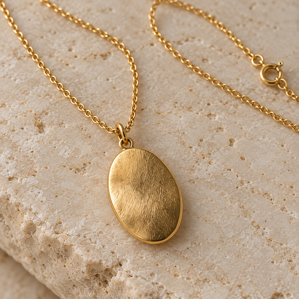 Solstice Oval Pendant detail