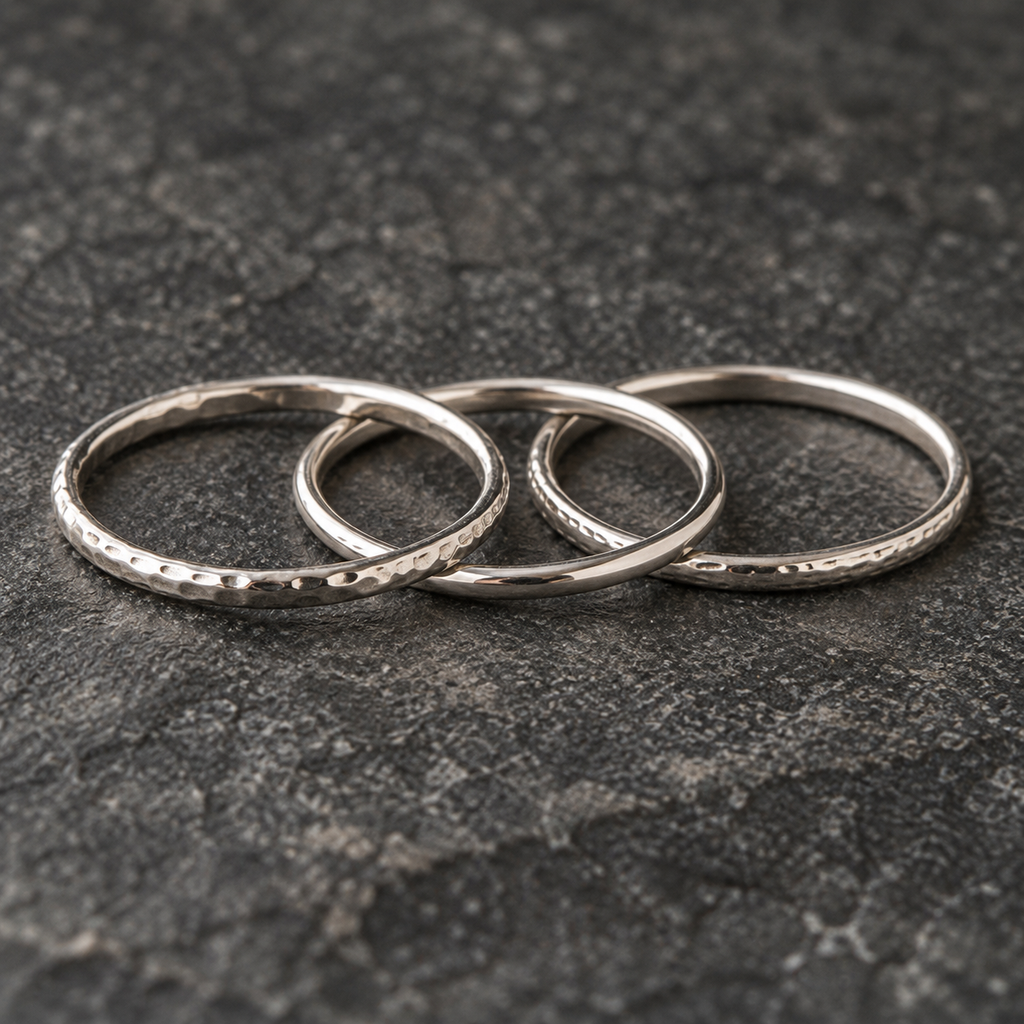 Tideglass Stacking Rings detail