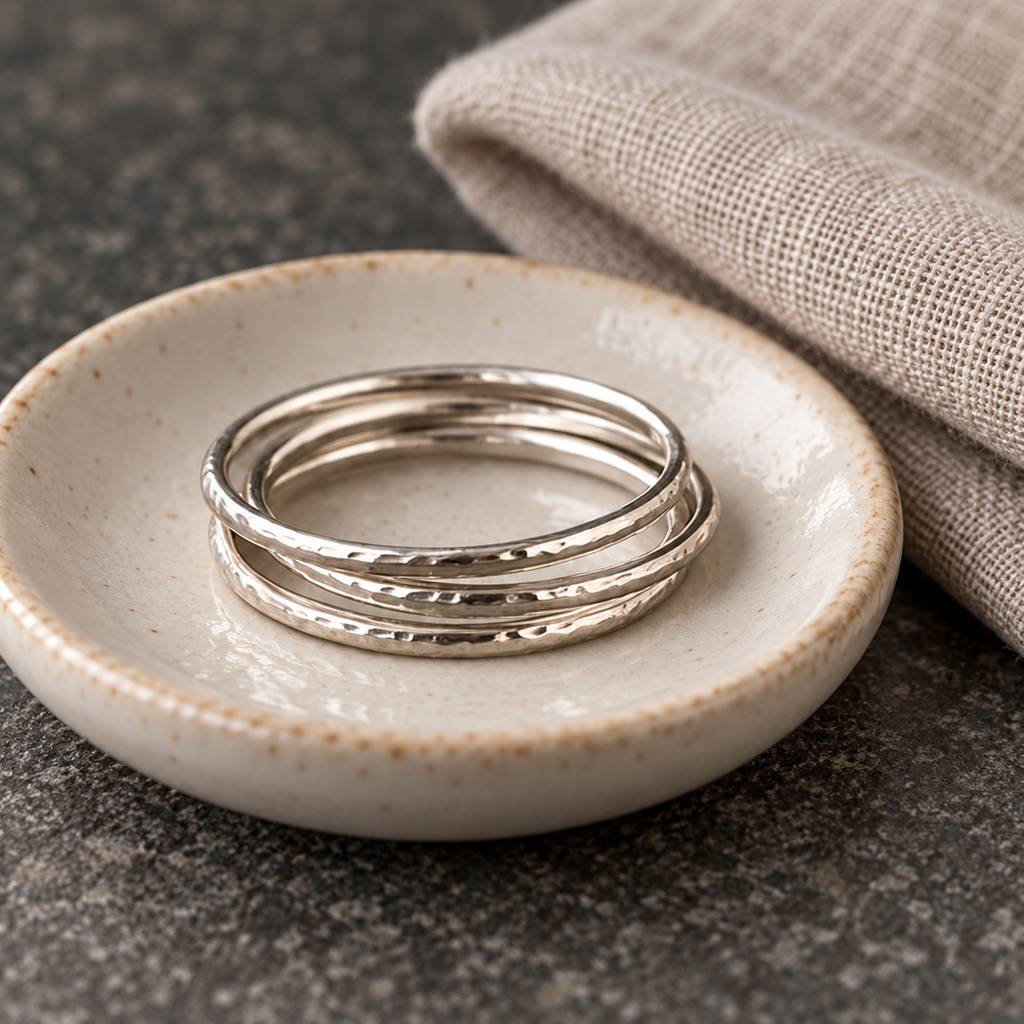 Tideglass Stacking Rings lifestyle