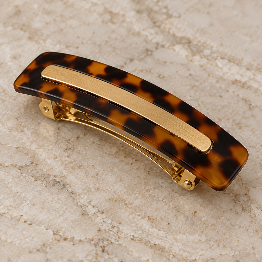Willowbar Tortoiseshell Barrette detail